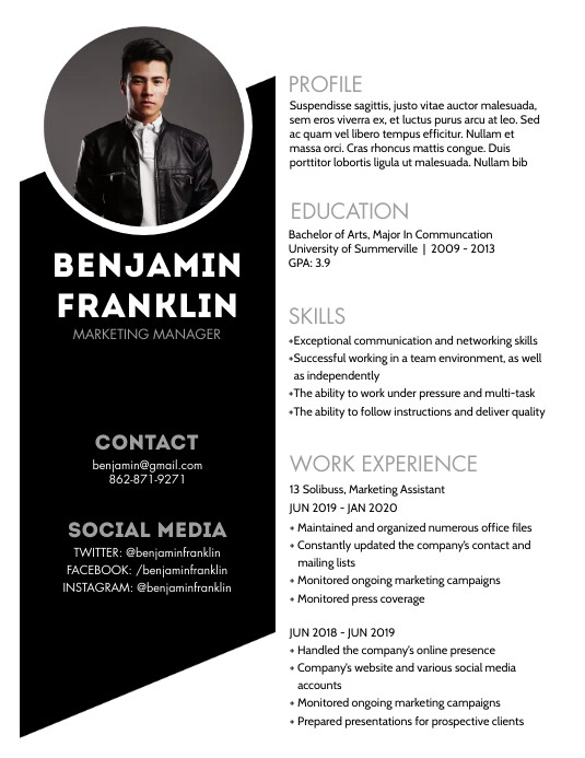 Copy of Resume PosterMyWall