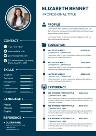 Resume Flyer Template A4