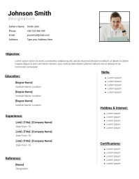 Resume Template Flyer (US Letter)