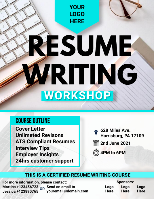 Workshop Program Cover Resume And Cover Letter Workshop
