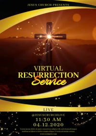 Resurrection Program Banner RESURRECTION Template | PosterMyWall