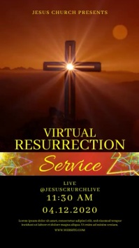 RESURRECTION Template PosterMyWall