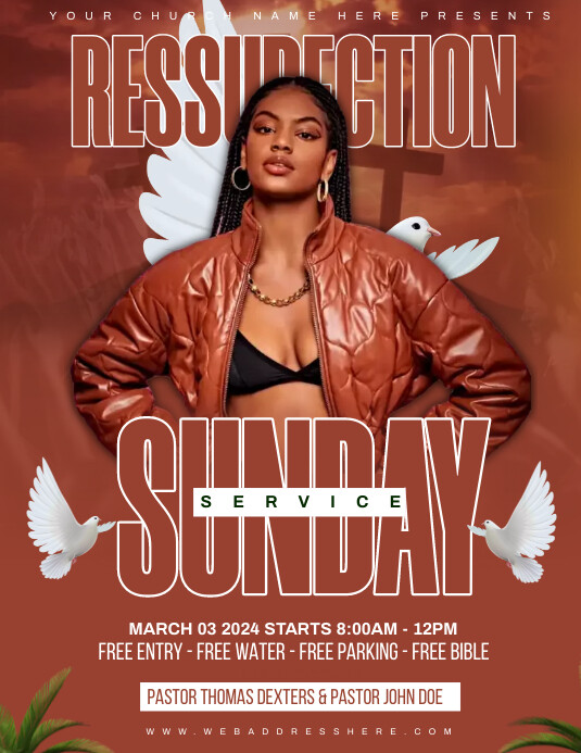 resurrection service Template | PosterMyWall