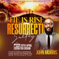 resurrection sunday Instagram Post template