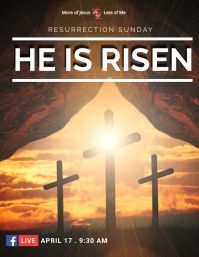 Resurrection Sunday Template PosterMyWall