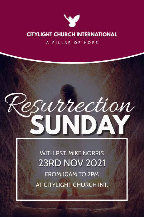 Resurrection Sunday Template PosterMyWall