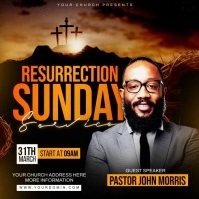 Resurrection Sunday Instagram Post template