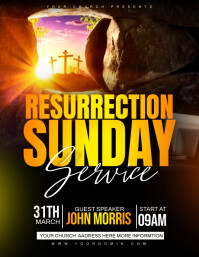 Resurrection Sunday Template PosterMyWall