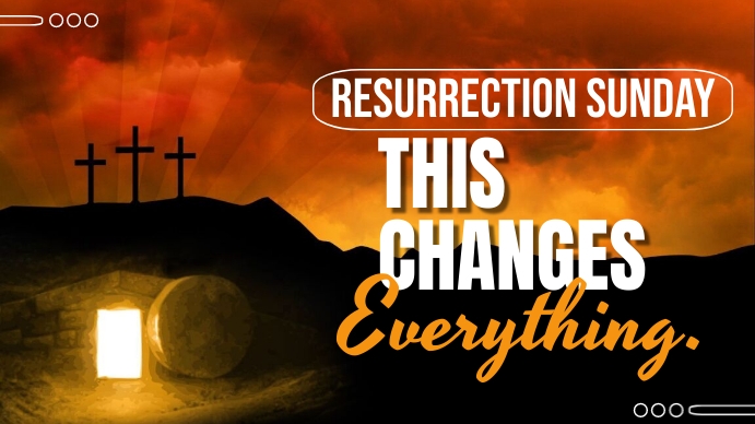 Resurrection Programs Template Resurrection Sunday Template | PosterMyWall