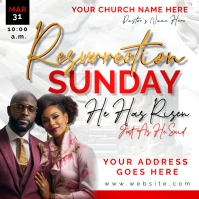 Resurrection Sunday Instagram Post template