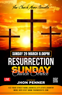 Resurrection Sunday Template PosterMyWall