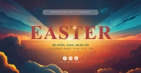 resurrection sunday social media post Facebook Event Cover template