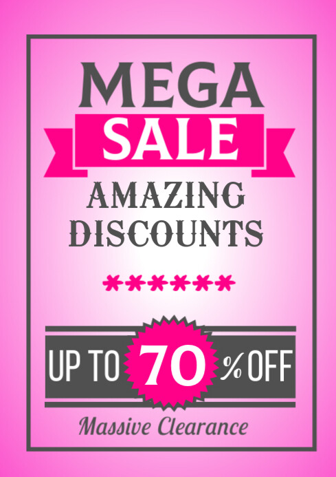 retail advertisement Template | PosterMyWall