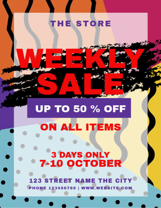 Retail Big Sale Flyer Template PosterMyWall