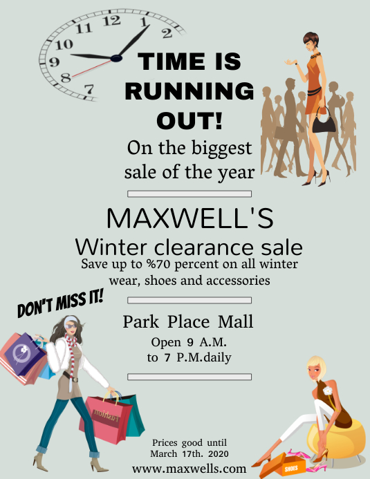 retail Flyer (US Letter) template