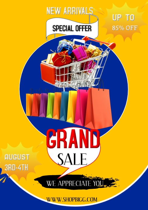 Retail design template | PosterMyWall