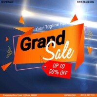 Retail flyer design, Pos Instagram template