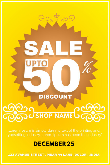 Retail flyer design Template PosterMyWall Retail flyer design Template PosterMyWall