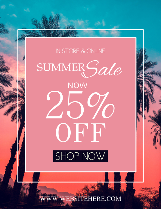 RETAIL SALE FLYER Template PosterMyWall
