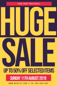 Retail Sale Poster Template | PosterMyWall