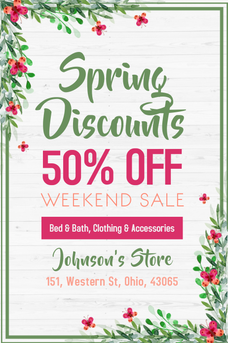 Retail Sale Poster Template | PosterMyWall