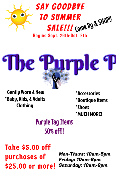 Copy of Retail Sales Flyer for Consignment Store | PosterMyWall