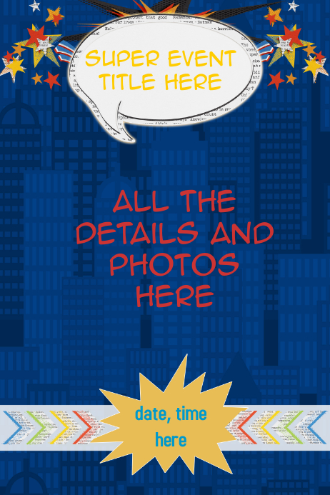 retail sales poster superhero personalized poster concert flyers templates