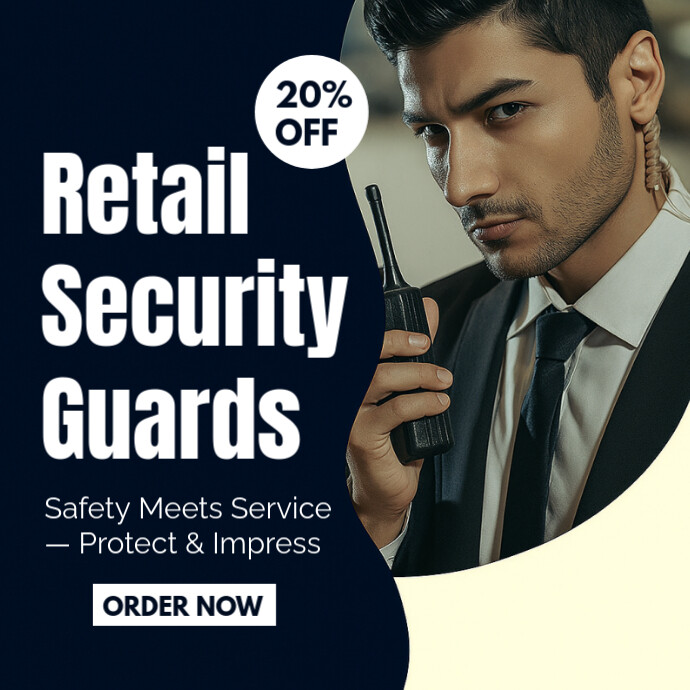 Retail Security Guards Insta Post template
