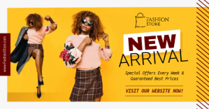 Retail Store Facebook Shop Cover Obraz udostępniany na Facebooku template