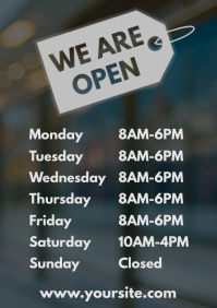Business Hours Template | PosterMyWall