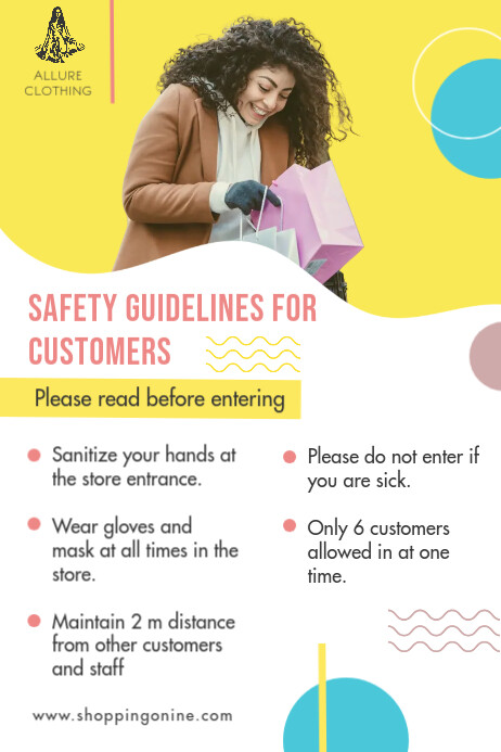 Copy of Retail Store Reopening Safety Guidelines Post | PosterMyWall