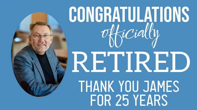 Retirement Banner Template PosterMyWall