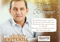 Retirement Card A5 template