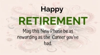 Retirement card Display digitale (16:9) template