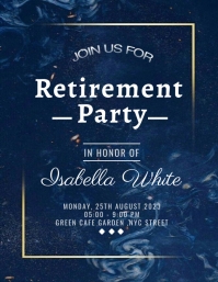 Retirement celebration template | PosterMyWall