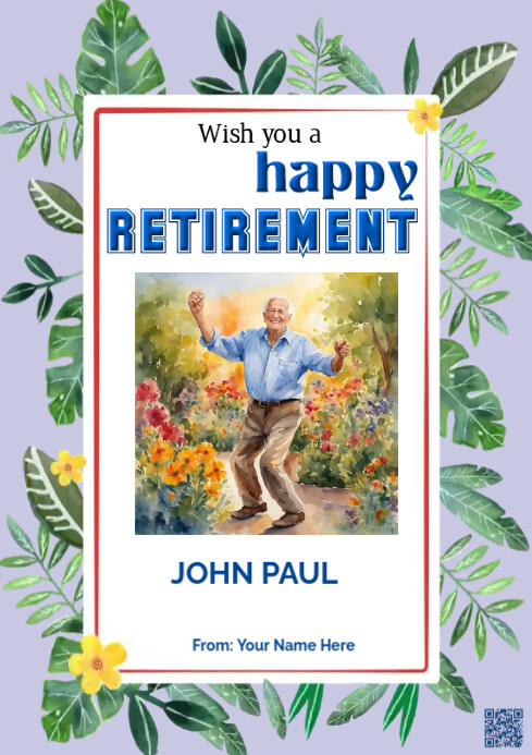 Retirement Template PosterMyWall