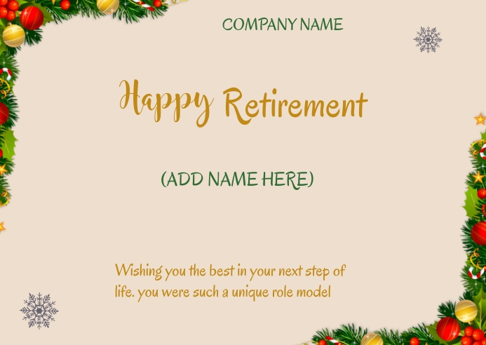 Retirement Template PosterMyWall