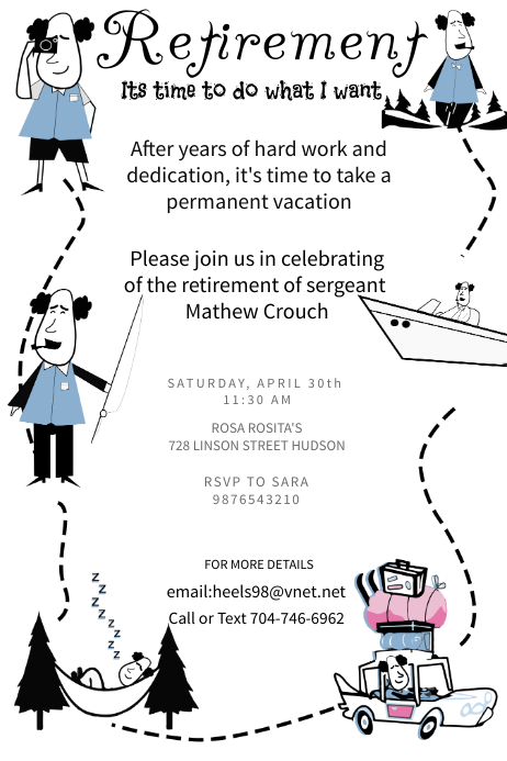 Retirement Fun Poster Template PosterMyWall