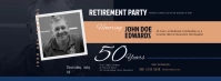Retirement Invitation Facebook Cover template