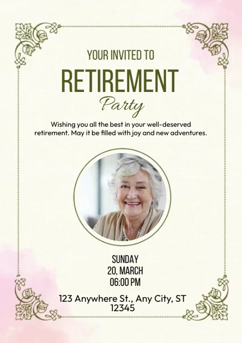 Retirement Party Template | PosterMyWall