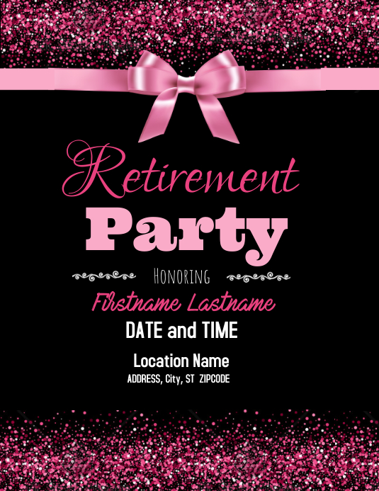 Retirement Party Template PosterMyWall
