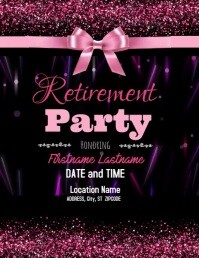 230 Retirement Customizable Design Templates Postermywall