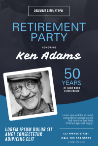 230 Retirement Customizable Design Templates Postermywall