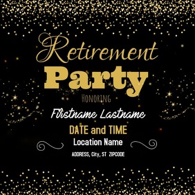 Customize Retirement Video Templates Postermywall