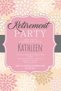 flyer for retirement party