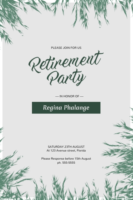 Plantilla de Retirement Party Flyer Template | PosterMyWall