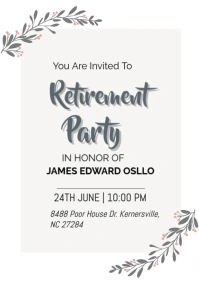 Retirement Party poster (1) A2 template