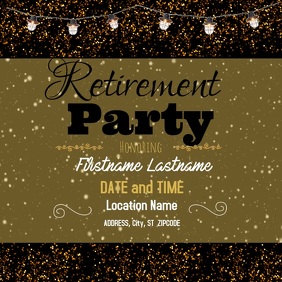 Customize Retirement Video Templates Postermywall