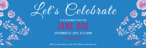 Retirement Party template Email Header