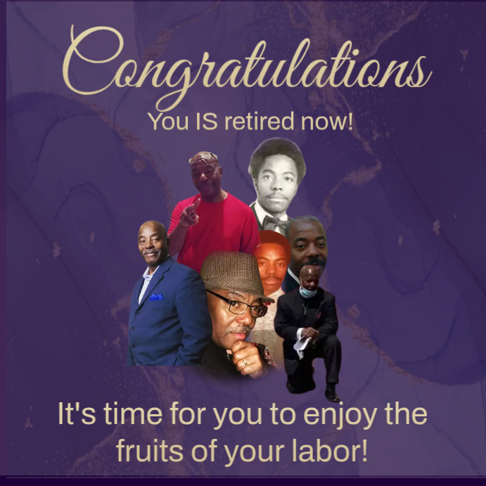 Retirement Front Retirement Poster Template | PosterMyWall